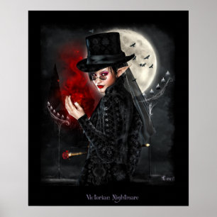 Póster Pesadillas del Victorian.