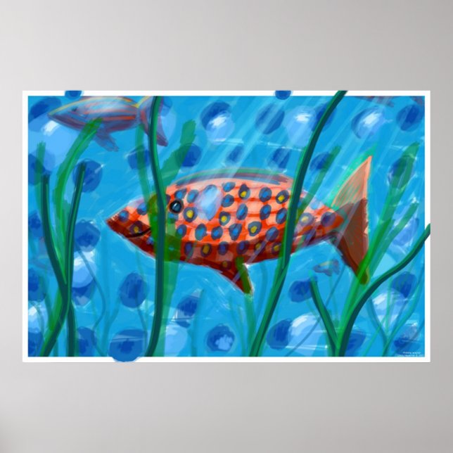 Póster Pesca alrededor (Frente)