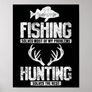 Póster Pesca Caza 