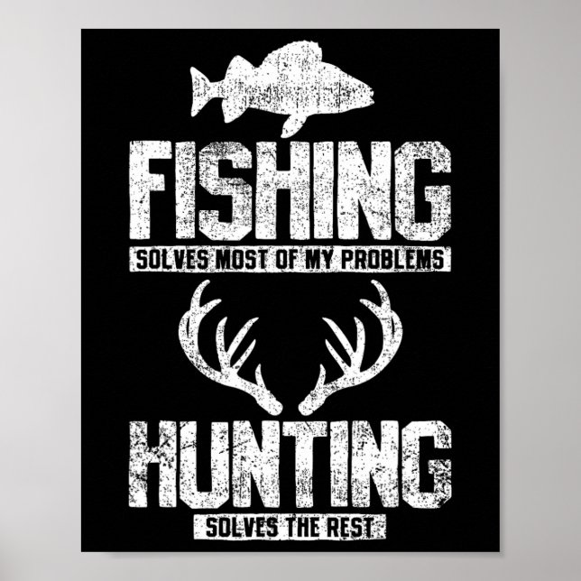 Póster Pesca Caza  (Frente)