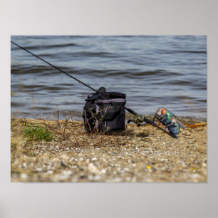 Póster Pesca con Mosca