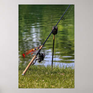 Póster Pesca con Mosca