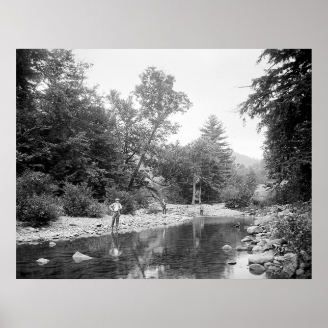 Póster Pesca de las habilidades del catador: 1890 (Frente)