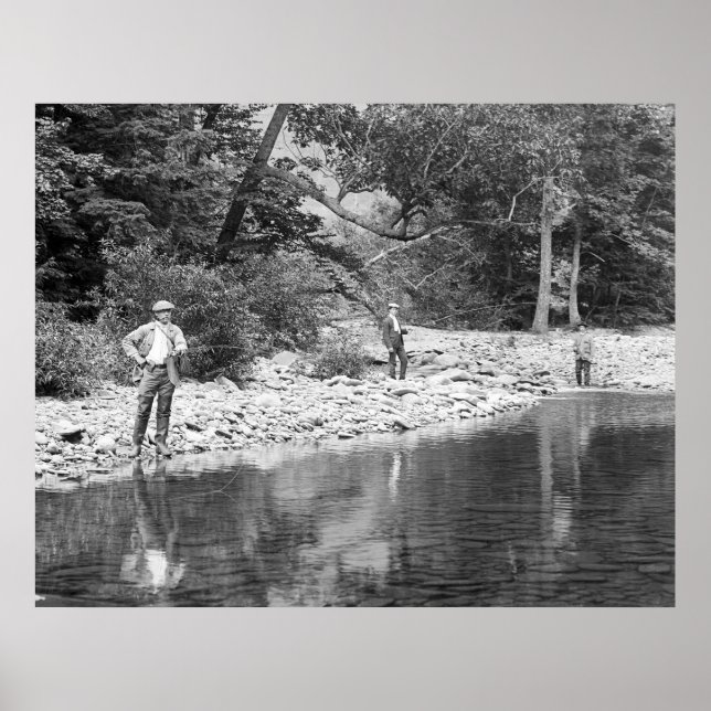 Póster Pesca de las habilidades del catador: 1890 (Frente)