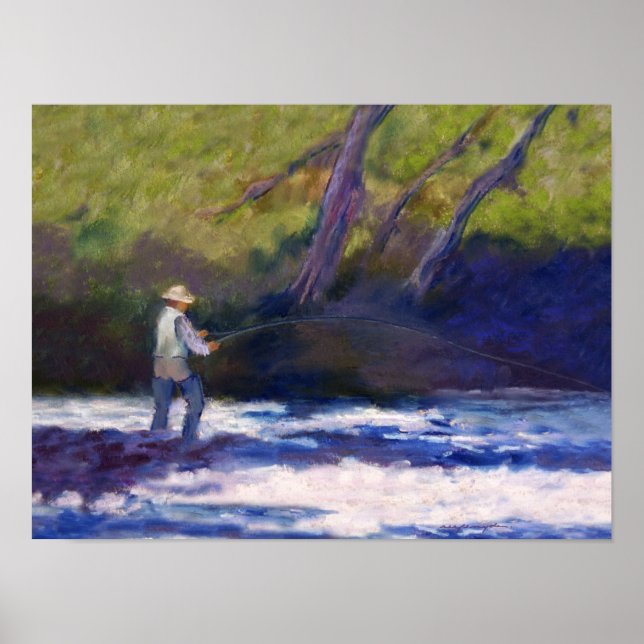 Póster Pesca de mosca (Frente)