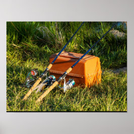 Póster Pesca de mosca