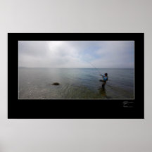 Pesca de mosca en la costa danesa