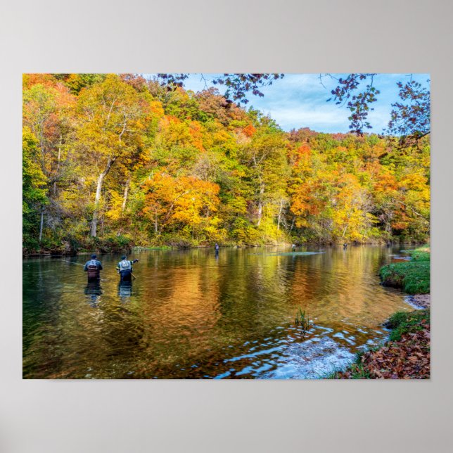 Póster Pesca de otoño de Bennett Spring (Frente)