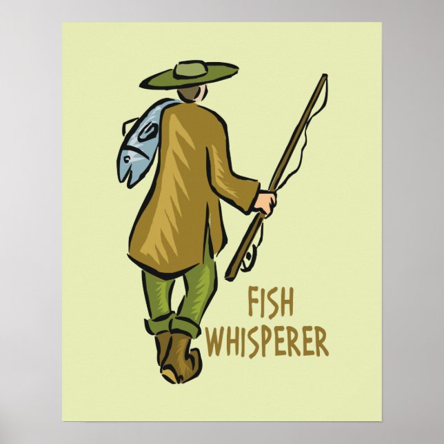 Póster Pesca de pescado Whisperer (Frente)