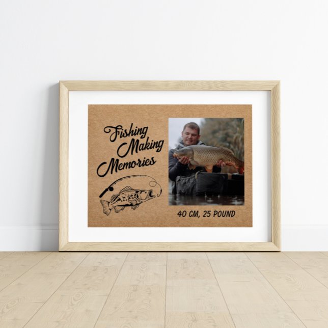Póster Pesca de pescadores Recuerdos Día del Padre (Subido por el creador)