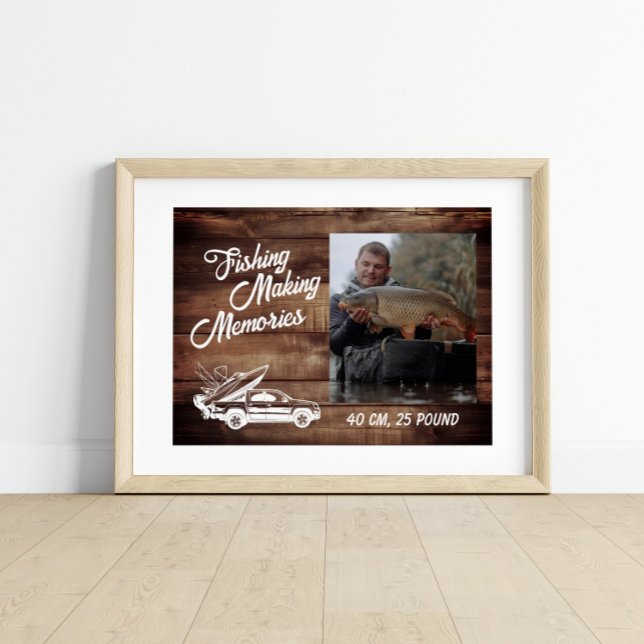 Póster Pesca de pescadores Recuerdos Día del Padre (Subido por el creador)