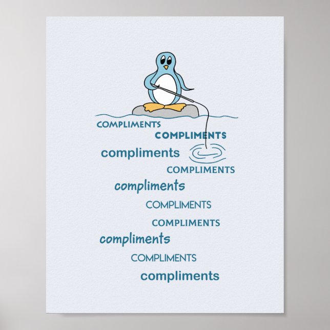 Póster Pesca de pingüinos para la metáfora de los complem (Frente)