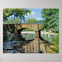 Póster Pesca de trucha arco iris