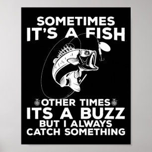 Póster Pesca Divertida A Veces Es Una Pesca De Peces