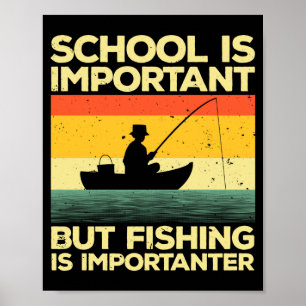 Póster Pesca genial para hombres mujeres pesca de lubina