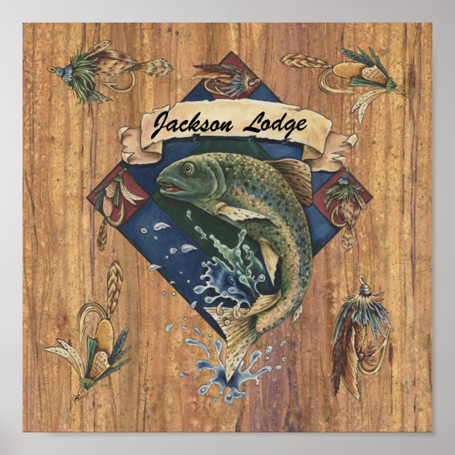 Póster Pesca - Su Poster de retirada - SRF (Frente)