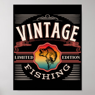 PÓSTER PESCA VINTAGE EDICIÓN LIMITADA