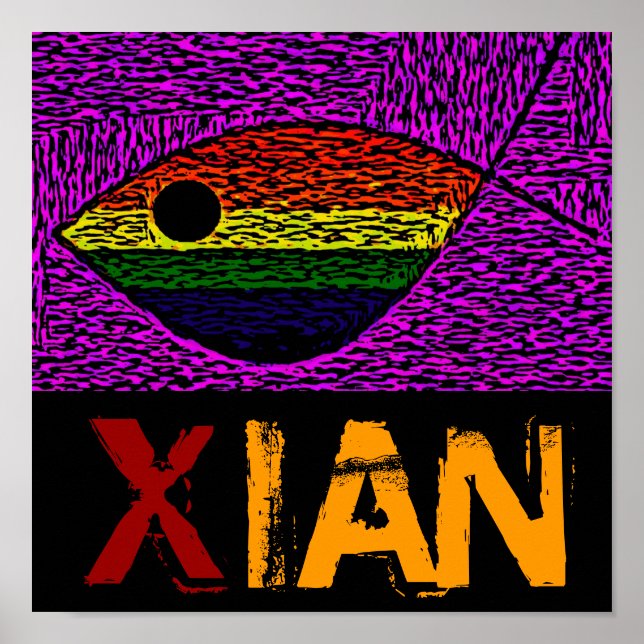 Póster Pescado arco iris (Frente)