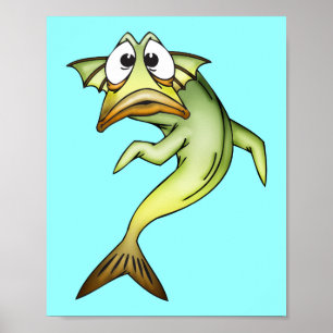 Póster Pescado conmocionado