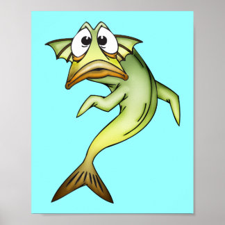 Póster Pescado conmocionado