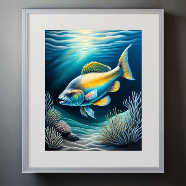 Póster Pescado de arrecife colorido (Subido por el creador)