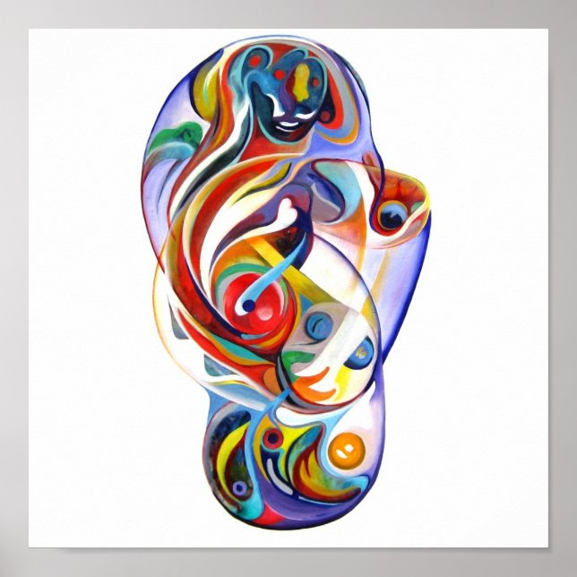 Póster Pescado de Dali (Frente)