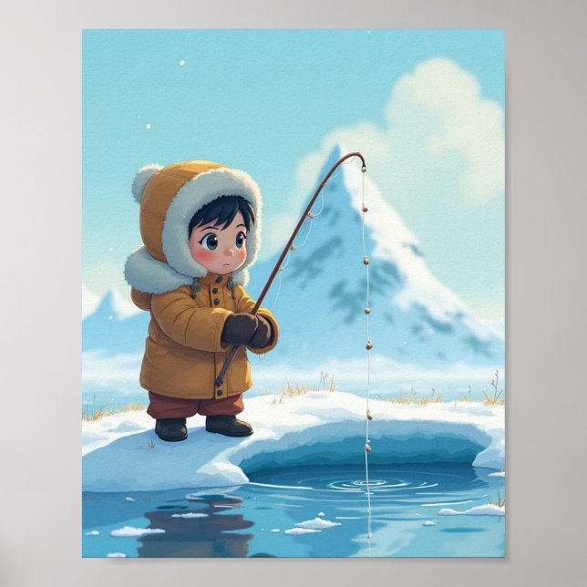 Póster Pescado de hielo (Frente)