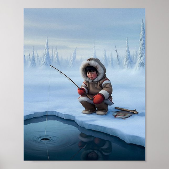 Póster Pescado de hielo (Frente)