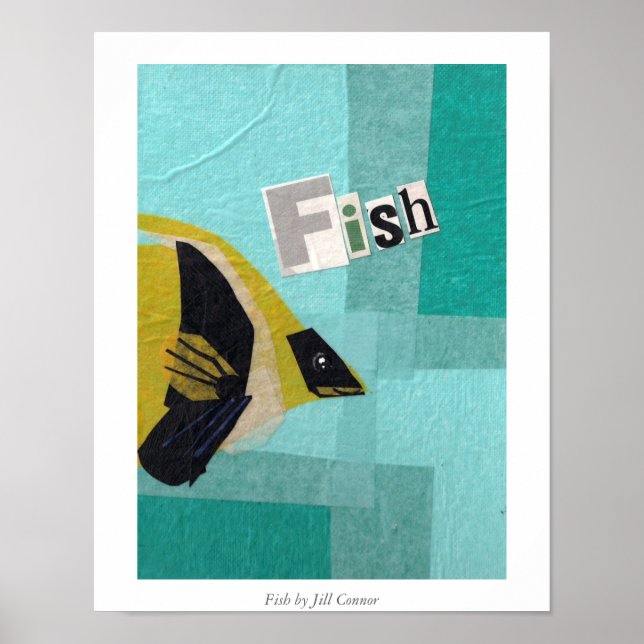Póster Pescado de Jill Connor (Frente)