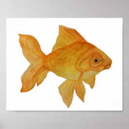Póster Pescado de oro