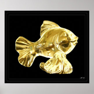 Póster Pescado de oro