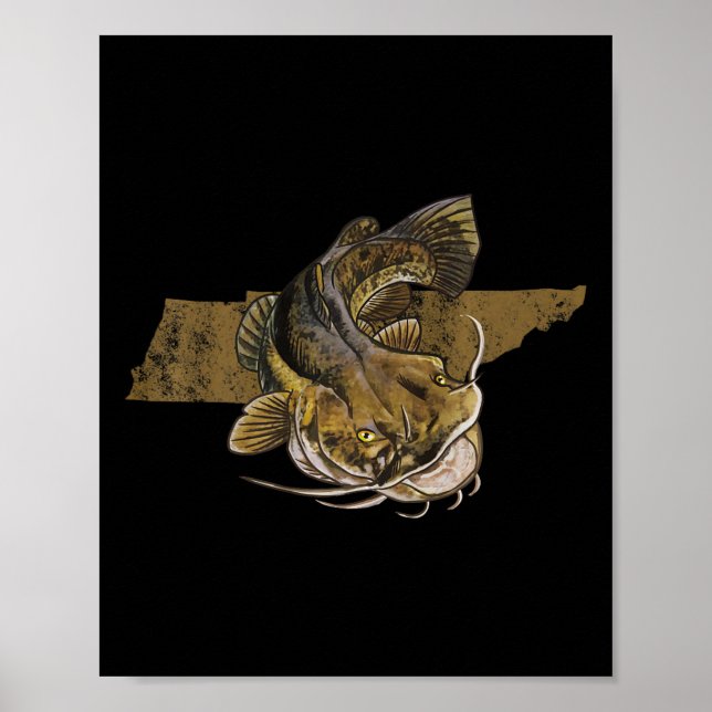 Póster Pescado de pescado capturado de Tennessee (Frente)