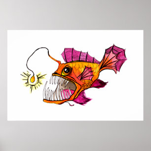 Póster Pescado dorado