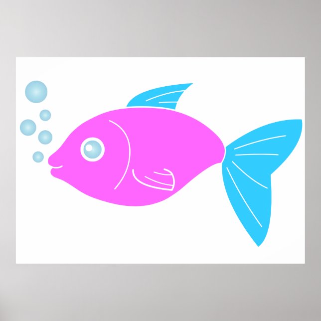 Póster Pescado gracioso (Frente)