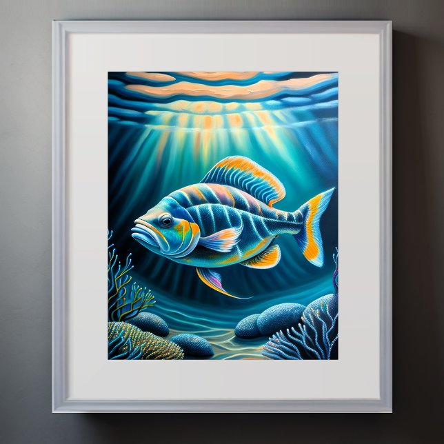 Póster Pescado III de arrecife colorido (Subido por el creador)