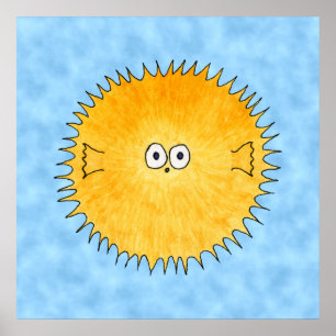 Póster Pescado Porcupine.