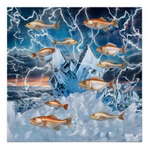 Póster Pescado relámpago