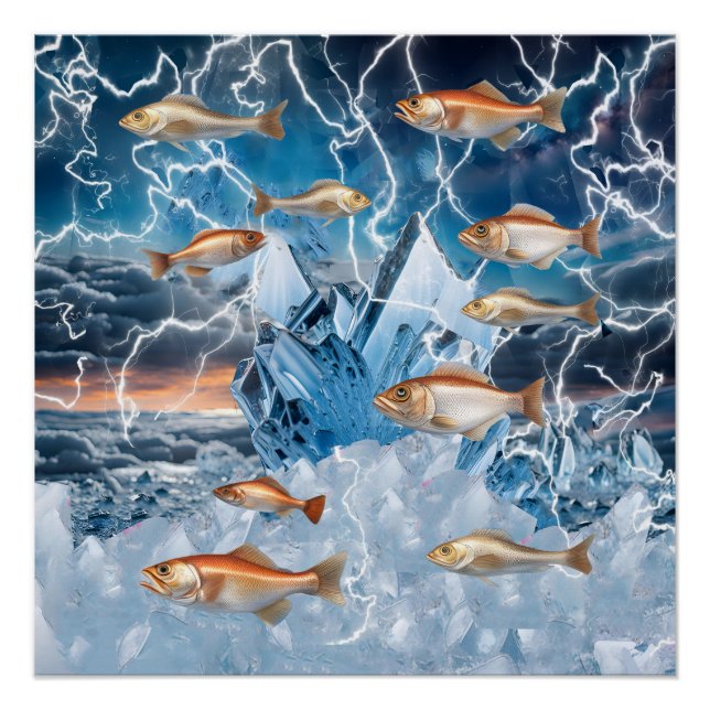 Póster Pescado relámpago (Anverso)