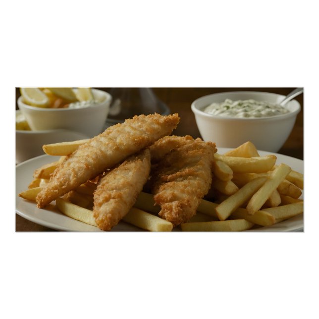 Póster Pescado y chile (Anverso)