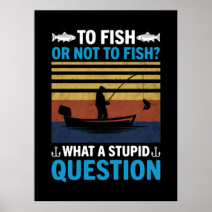 Póster Pescador A Pescado O No Pescado