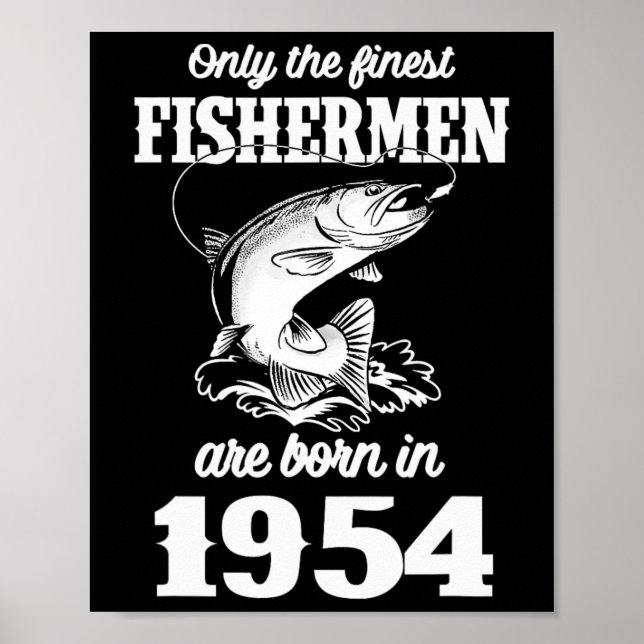 Póster Pescador de pescado de 71 años de edad 1954 71ª pe (Frente)