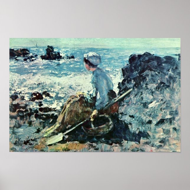 Póster Pescadora De Granville Por Grigorescu Nicolae (Frente)