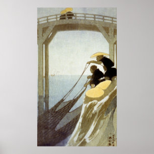 Póster Pescadores - Bertha Boynton Lum - 1913