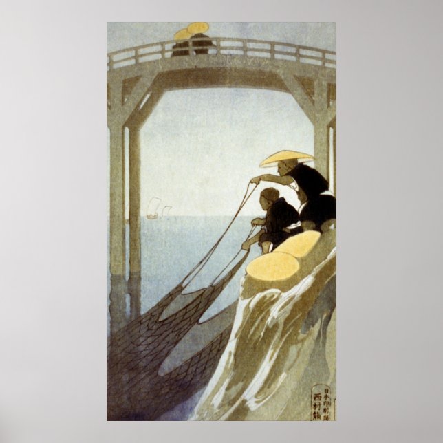 Póster Pescadores - Bertha Boynton Lum - 1913 (Frente)