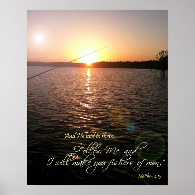 Póster 'Pescadores de hombres', Biblia contra Poster (Frente)