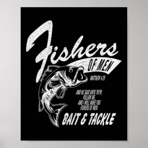 Póster Pescadores De Tee Gráfica Hombres - Inspirados