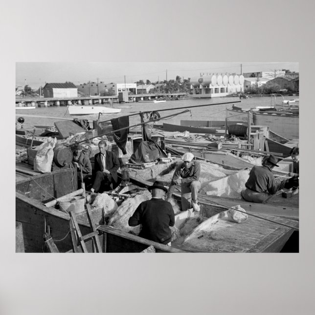 Póster Pescadores occidentales clave, 1938 (Frente)