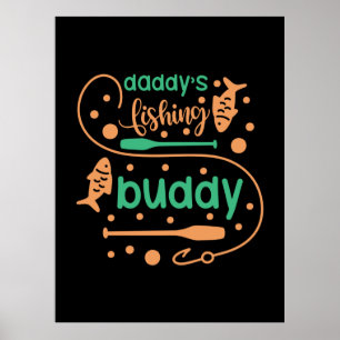Póster Pescando a Art Daddy Fisher Friends