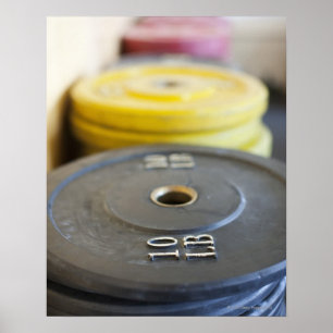 Póster Pesos en Gym, Newport Beach, Condado de Naranja,