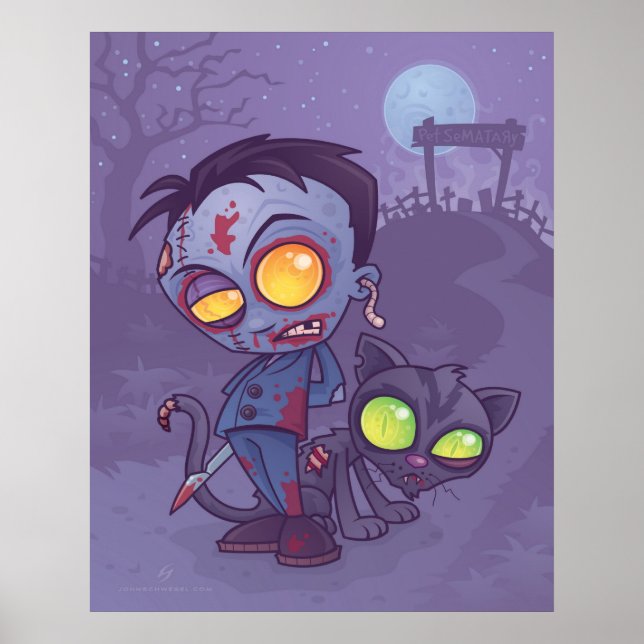 Póster Pet Cemetery (Frente)